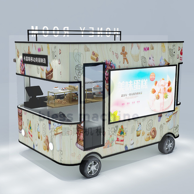 電動モバイルケーキ デザート ビスケット クッキー チョコレート バン トラックカート 時速40キロ