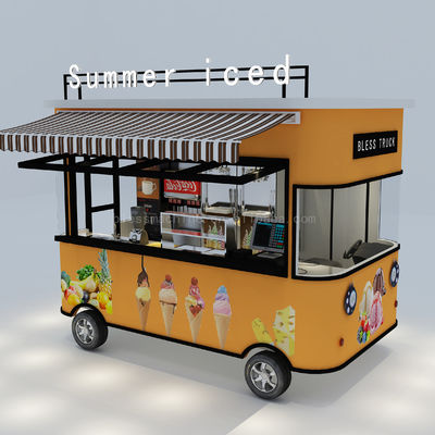 2022年 グローバル・エレクトリック・モバイル・アイスクリーム・コールド・ドリンク・トラック 夏のアイスに合わせた