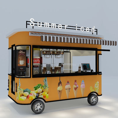 2022年 グローバル・エレクトリック・モバイル・アイスクリーム・コールド・ドリンク・トラック 夏のアイスに合わせた