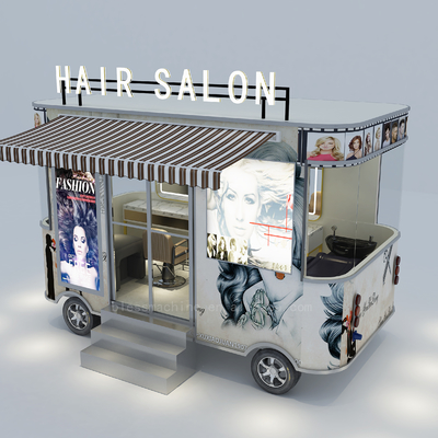 2023 電動モバイル ヘアサロン 理髪店 バン トラック トレーラー 家庭用ブティックカート