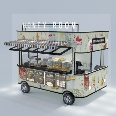 2022 スタイルの電気パン屋 トラック 誕生日ケーキとクッキー 4 ロードホイール 1000kg