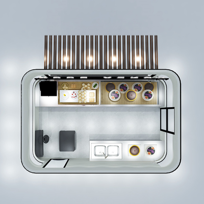 2022 スタイルの電気パン屋 トラック 誕生日ケーキとクッキー 4 ロードホイール 1000kg