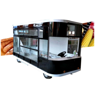 L420cm*W180cm*H230cm 600kg シルバーモバイルフードトレーラー 220V/380V