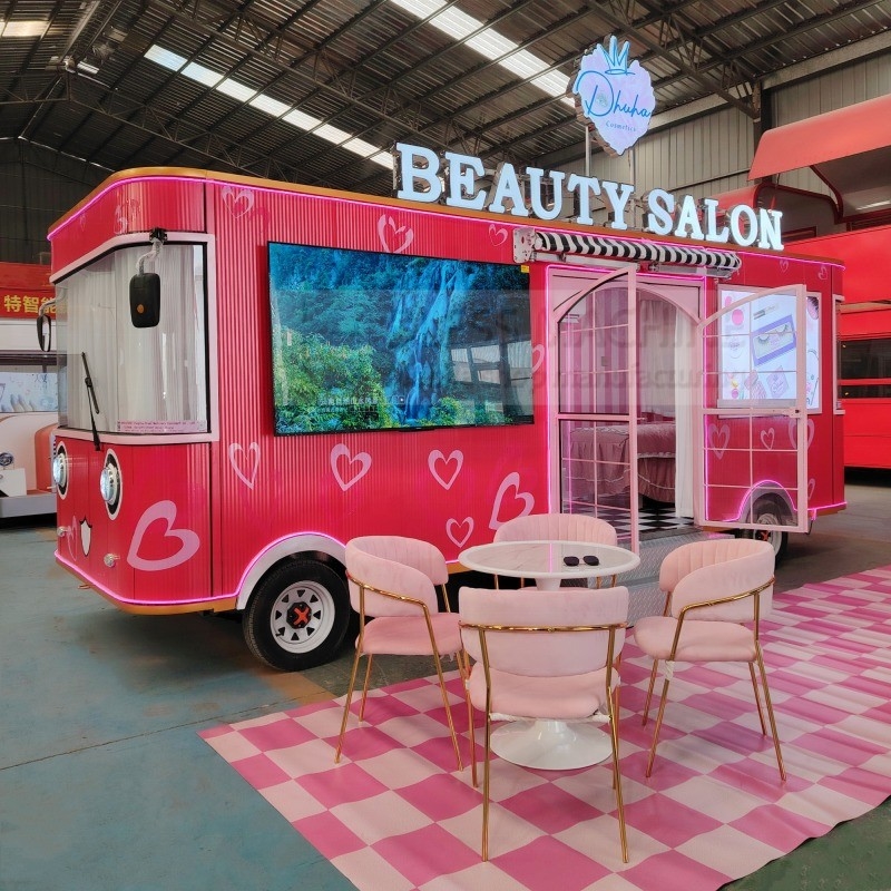 85km ロングディスタンスの移動ビールバー キャラバン トラック 調味料工場と結婚式