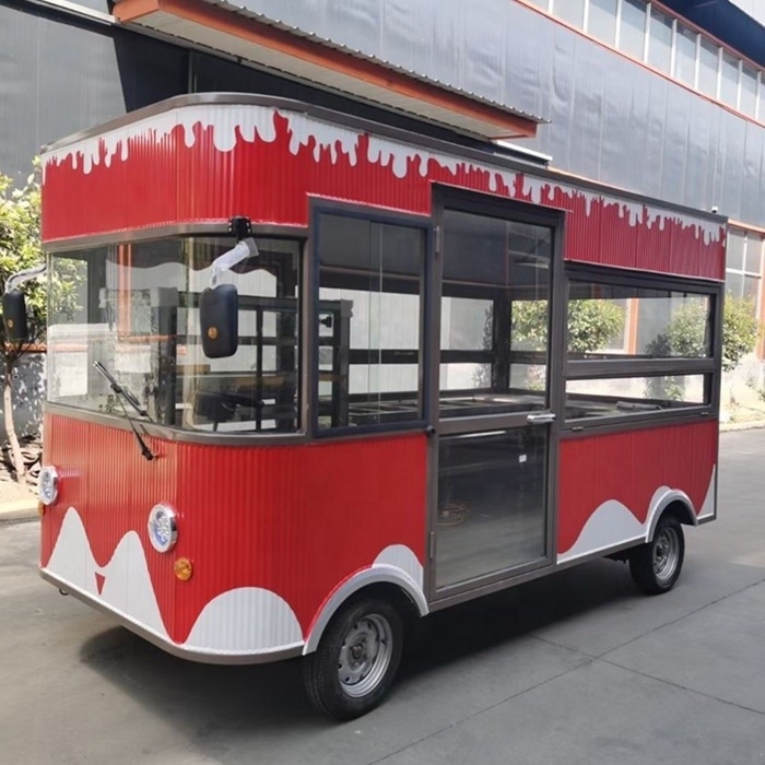 110V/220V ストレージ ファストフード トラック アフリカ市場 3000*2100*2500MM