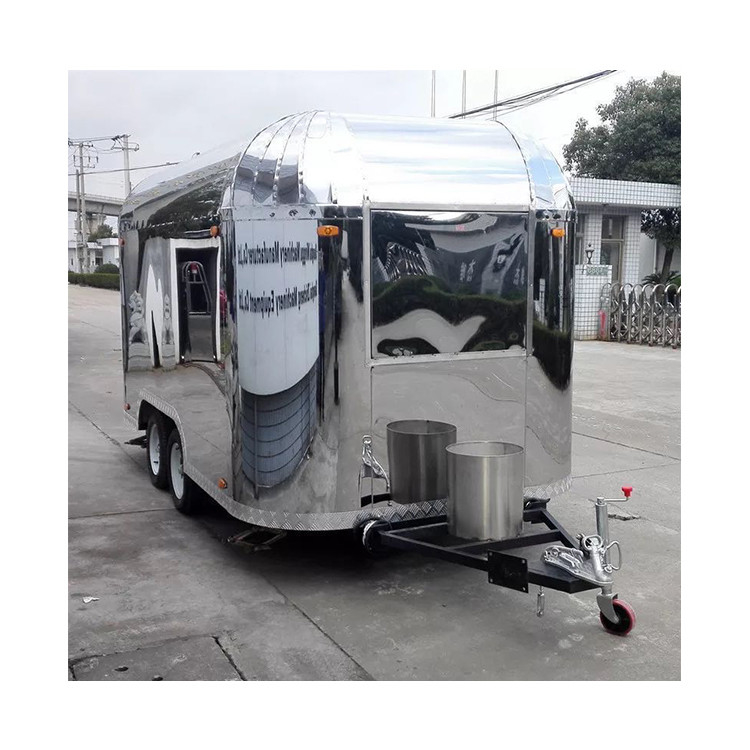 110V/220V/380V ストレージ ステンレス スチール ファーストフード・バンの小型食品トレーラー