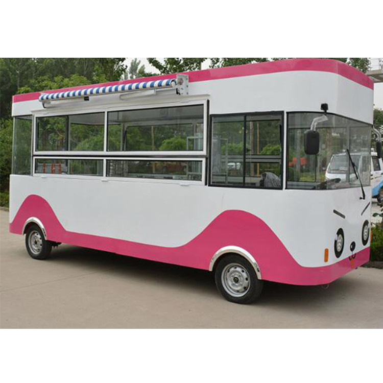 旅行 カンピング 冷たい飲み物のための第一級電気ストリートアイスクリーム 飲食車