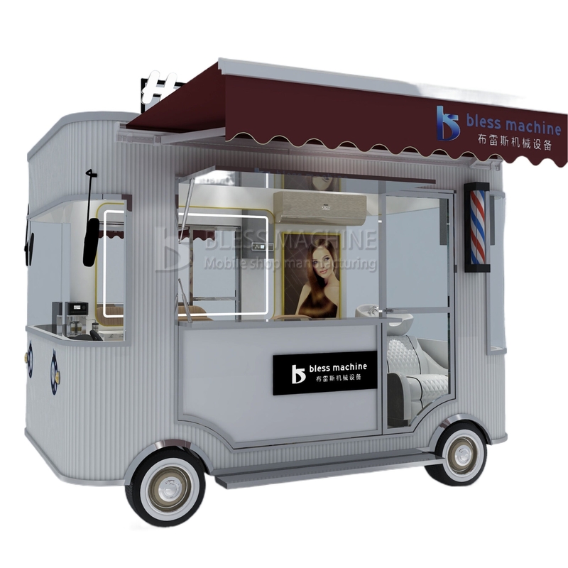 電動モバイル 髪型サロン 理髪店 スタイルのデザイン バン トラック トレーラーカート 2023 アウトレット