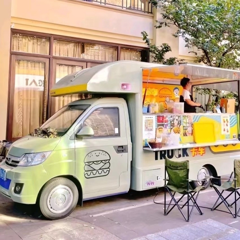 食品カート 飲料 販売カート 屋外モバイル ファストフード トレーラー パーソナライズされたモバイル