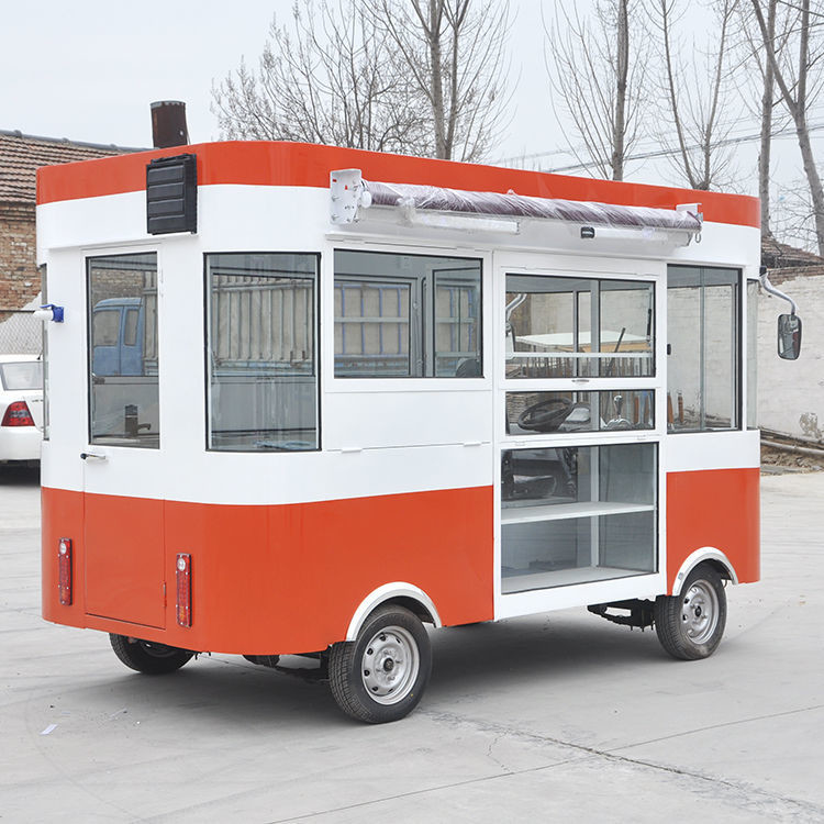 110v/220v 電動販売車 ホットドッグ 移動式食品トラック ソーヤ豆素材