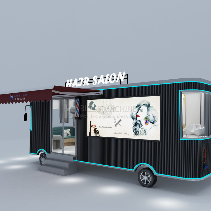 オーダーメイド 多機能モバイルショップ 理髪師 車 食品トラック ソーヤ豆原材料