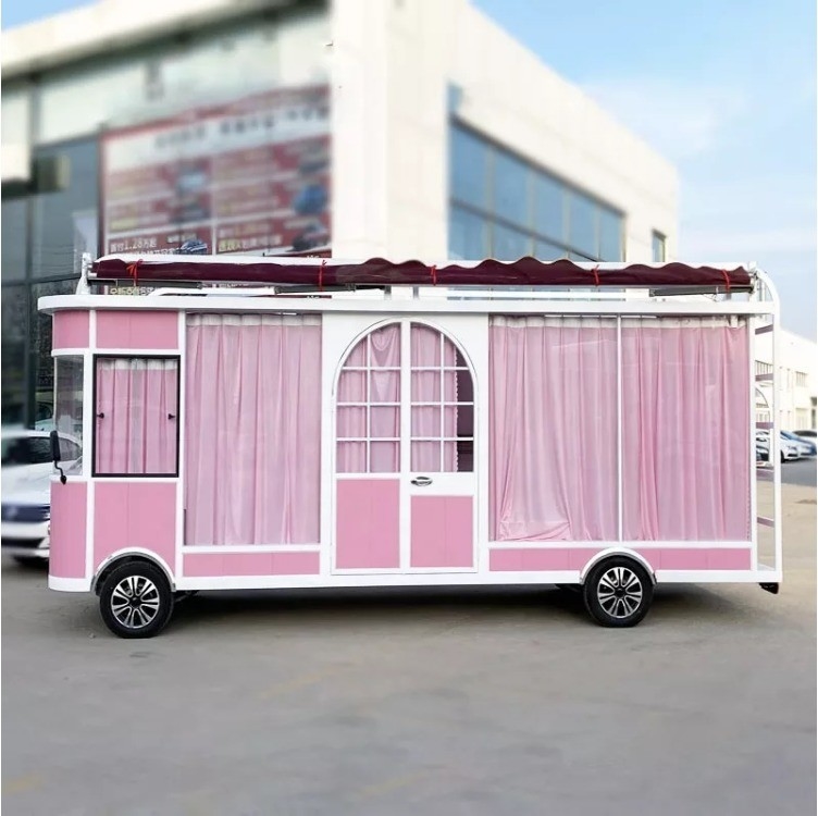 電動 携帯 ヘアサロン 理髪店 衣装台 トラック バン トレーラー ブティックカート 1000kg