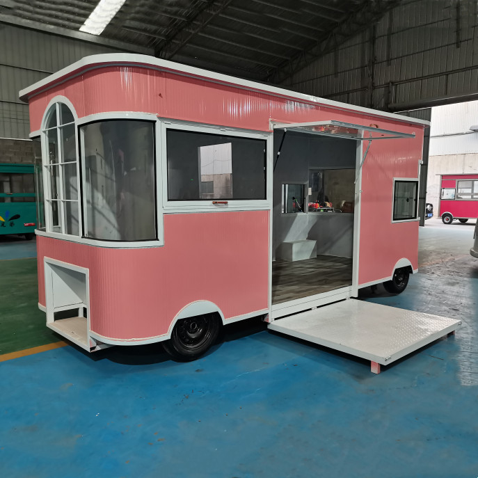 2023 電動 携帯 髪型サロン 理髪店 衣装台 バン トラック トレーラー ブティックカート