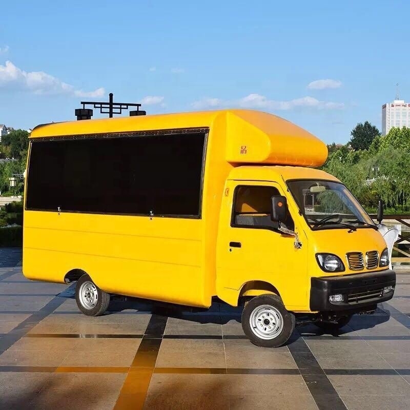 屋外スナックマシン 2000Wの電力と 220-480Vの電圧を持つ電気食品カート