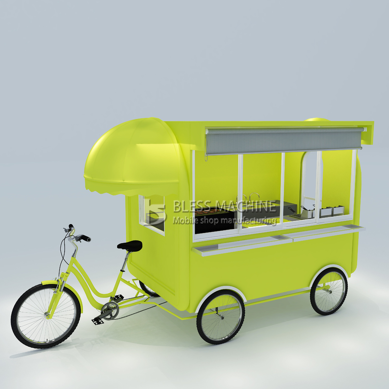 多目的モバイル ファストフード スナック 飲料 ペダル 自転車 スナック用 三輪車 2022年